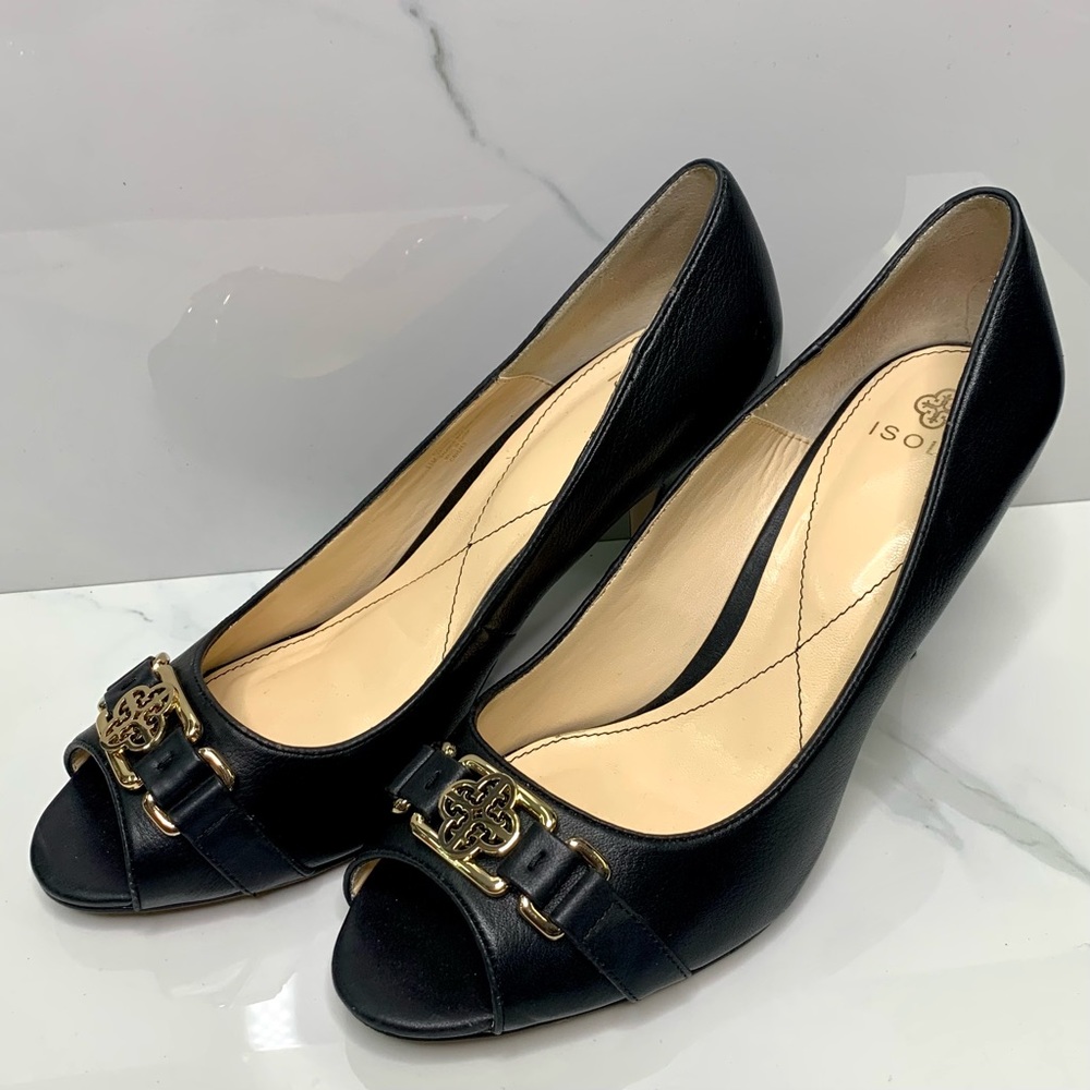 Isola Open Toe Heels - Slay’d Studio